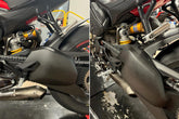 Swingarm cover, Matt