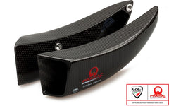 CNC Racing GP DUCTS - Front brake cooling system Pramac Racing Lim. Ed., Glossy Carbon | ZA701KPR