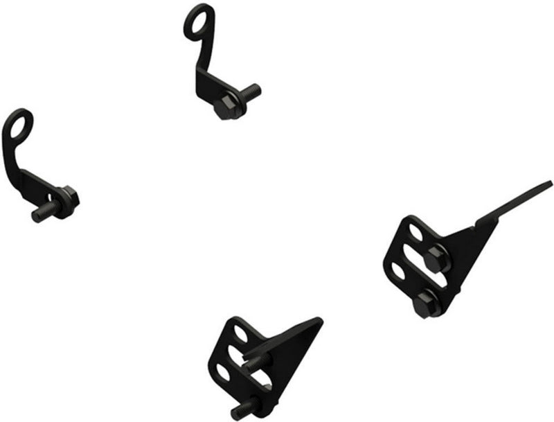 CNC Racing GP DUCTS - mounting kit, Black | ZAB11B