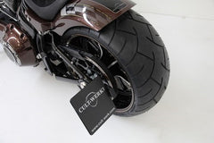 Cult-Werk HARLEY BREAKOUT - Kennzeichenhalter mit TÜV (BJ. 2013 - 2017) | HD-BRO020-A