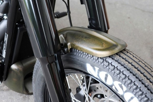 Cult-Werk Harley Street Bob - Front Fender Old School (Bj. From 2018) | HD-BRO095