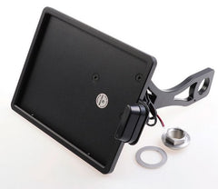 Cult-Werk HARLEY DYNA - LICENSE PLATE HOLDER INCL. SLIDE-IN FRAME WITH TÜV (BJ. FROM 2008) | HD-DYN014-A-F