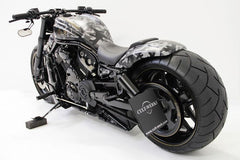 Cult-Werk HARLEY V ROD NIGHT ROD SPECIAL - Kennzeichenhalter mit TÜV (BJ. 2002 - 2017) | HD-ROD012-A