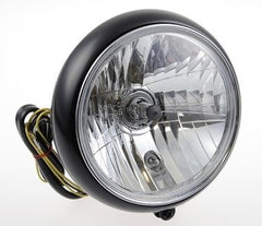 Cult-Werk HARLEY SPORTSTER - 7" Scheinwerfer (schwarz mit Klarglas) | HD-UNI004