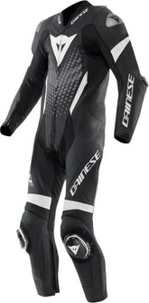 Dainese LAGUNA SECA 6 PERF 1PC LEATHER SUIT, BLACK/WHITE/ANTHRACITE | 2015100062-F13
