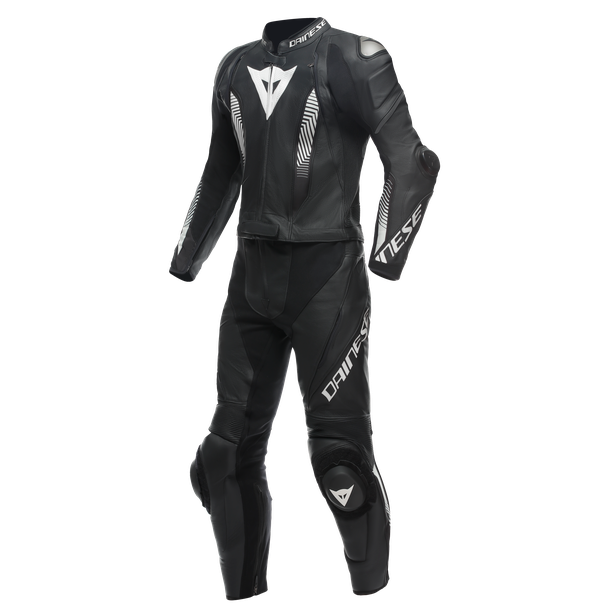 Dainese Laguna Seca 5 2Pcs Leather Suit Perf Black/Black/White | 201513482-948