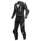 Dainese Laguna Seca 5 2Pcs Leather Suit Perf Black/Black/White | 201513482-948
