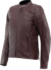 Dainese ITINERE LEATHER JACKET WMN, BORDEAUX | 2015300021-035