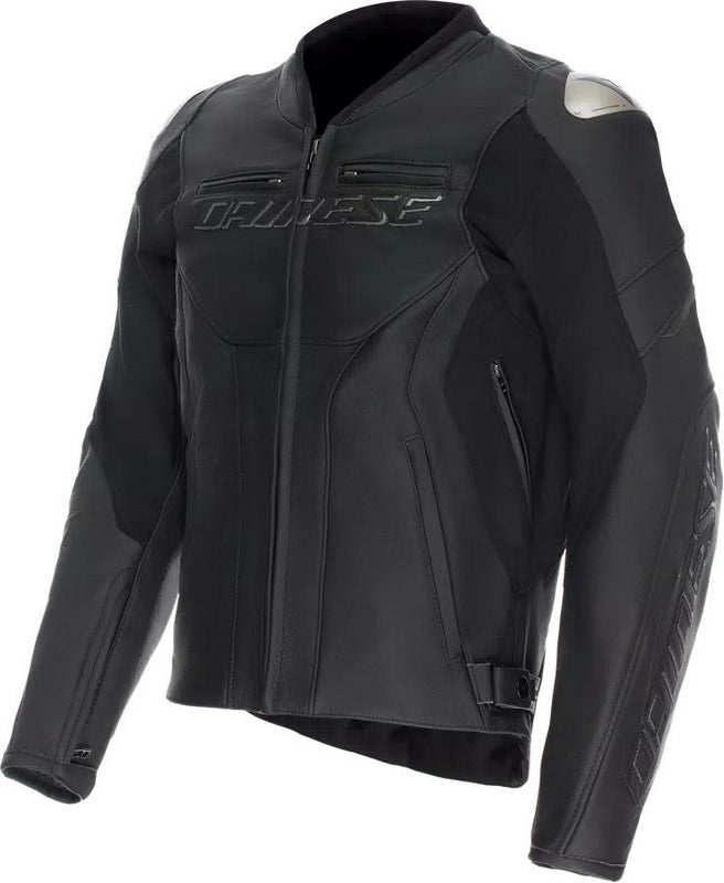 Dainese RACING 5 LEATHER JACKET, BLACK/BLACK/BLACK | 2015300031-691