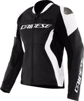 Dainese RACING 5 LEATHER JACKET WMN, BLACK/WHITE | 2015300034-622