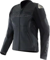 Dainese RACING 5 LEATHER JACKET WMN, BLACK/BLACK | 2015300034-631