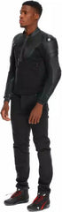 Dainese IPERATTIVA LEATHER-TEX JACKET, BLACK/BLACK | 2015300036-631