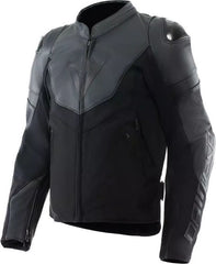 Dainese IPERATTIVA LEATHER-TEX JACKET, BLACK/BLACK | 2015300036-631