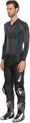 Dainese SUPER SPEED LEATHER PANTS, BLACK/WHITE | 2015500001-622