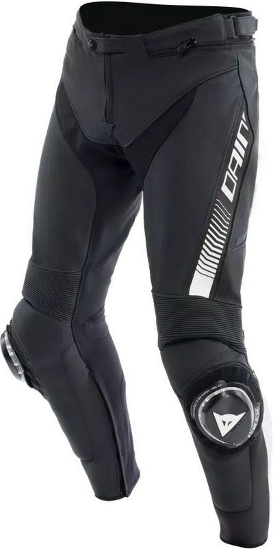Dainese SUPER SPEED LEATHER PANTS, BLACK/WHITE | 2015500001-622