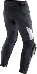 Dainese DELTA 4 LEATHER PANTS, BLACK/WHITE | 2015500003-622