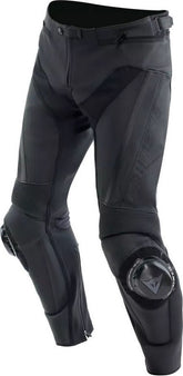 Dainese DELTA 4 S/T LEATHER PANTS, BLACK/BLACK | 2015500004-631