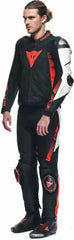 Dainese SUPER SPEED PERF. LEATHER PANTS, BLACK/WHITE/RED-FLUO | 2015500007-N32