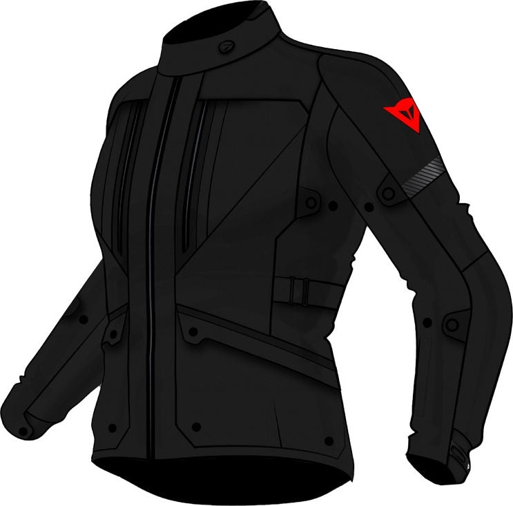 Dainese MANGEN ABSØLUTESHELL PRO JACKET S/T, BLACK/BLACK | 2016500026-631
