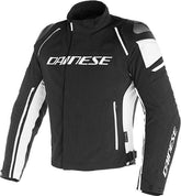 Dainese RACING 3 D-DRY JACKET , BLACK/BLACK/WHITE | 201654605-948