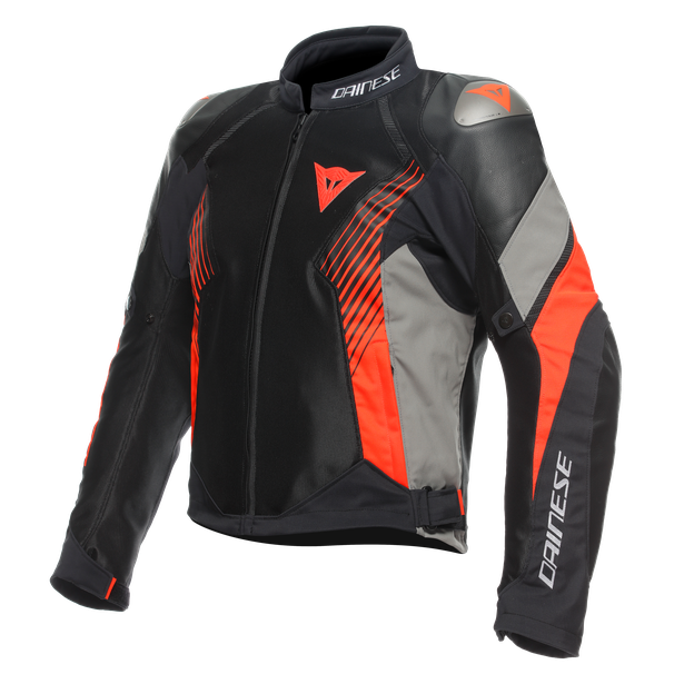 Dainese Super Rider 2 Absoluteshell Jacket Black/Dark-Gull-Gray/Fluo-Red | 201654630-85I