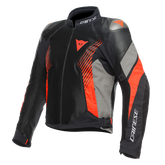 Dainese Super Rider 2 Absoluteshell Jacket Black/Dark-Gull-Gray/Fluo-Red | 201654630-85I