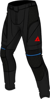 Dainese SUPER ADVENTURE ABSOLUTESHELL PANTS, BLACK/BLACK/BLUE | 2016700006-D01