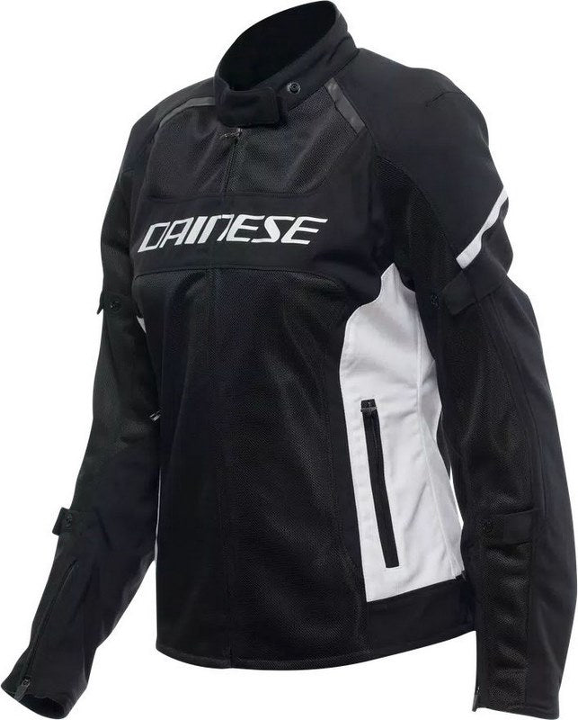 Dainese AIR FRAME 3 TEX JACKET WMN, BLACK/WHITE/WHITE | 2017300004-318
