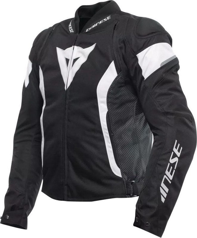 Dainese AVRO 5 TEX JACKET, BLACK/WHITE/BLACK | 2017300006-O45