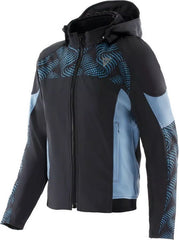 Dainese IGNITE 2 TEX JACKET WMN, BLACK/BLUE MIRAGE | 2017300020-84N