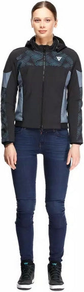 Dainese IGNITE 2 TEX JACKET WMN, BLACK/BLUE MIRAGE | 2017300020-84N