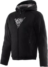 Dainese BOVISA SAFETY HOODIE FULL ZIP, BLACK/WHITE | 2017300021-622