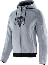 Dainese DAEMON-X SAFETY HOODIE FULL ZIP WMN, GREY-MELANGE | 2017300022-351
