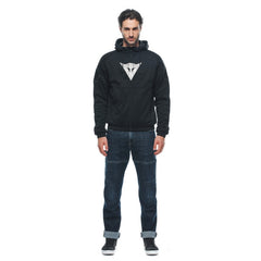 Dainese Daemon-X Safety Hoodie Full Zip Black/Black/White | 201735263-948