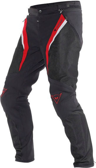 Dainese DRAKE SUPER AIR TEX PANTS, BLACK/RED/WHITE | 201755081-678