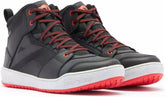 Dainese SUBURB D-WP SHOES, BLACK/WHITE/RED-LAVA | 2017700010-A66