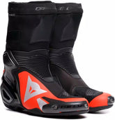 Dainese AXIAL 2 BOOTS, BLACK/RED-FLUO | 2017900052-628