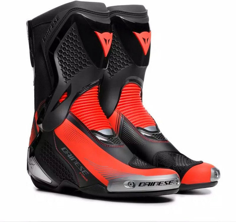 Dainese TORQUE 4 BOOTS, BLACK/RED-FLUO | 2017900085-628