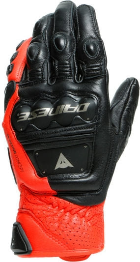 Dainese 4-STROKE 2 GLOVES, BLACK/FLUO-RED | 201815926628008