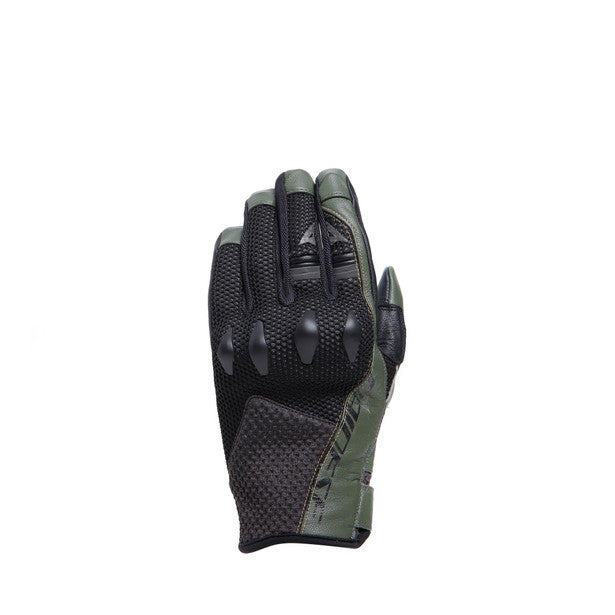 Dainese Karakum Ergo-Tek Gloves Black/Army-Grren | 201815968-70H
