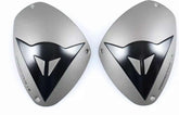 Dainese DETS ALUMINUM KNEE PLATES, ALUMINUM/BLACK | 201876218-F11