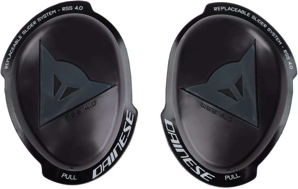 Dainese KNEE SLIDER RSS 4.0 - FULL KIT, BLACK/ANTHRACITE | 201876220-604