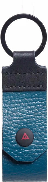 Dainese PIN LEATHER KEYRING, PETROL BLUE | 2019900007-64L