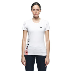 Dainese T-Shirt Logo Lady White/Black | 202896883-601