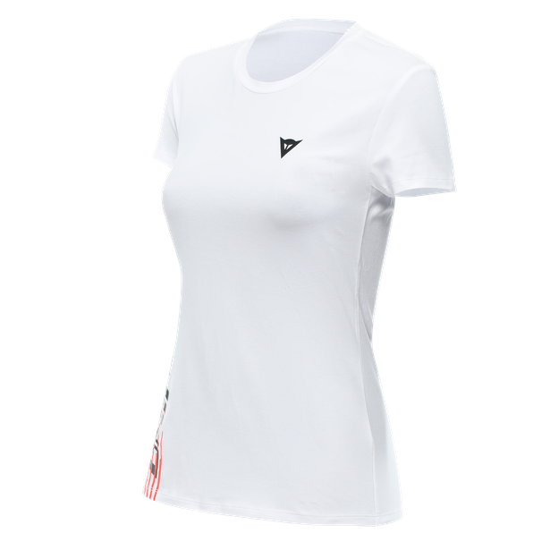 Dainese T-Shirt Logo Lady White/Black | 202896883-601