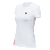 Dainese T-Shirt Logo Lady White/Black | 202896883-601