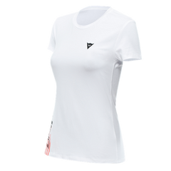 Dainese T-Shirt Logo Lady White/Black | 202896883-601