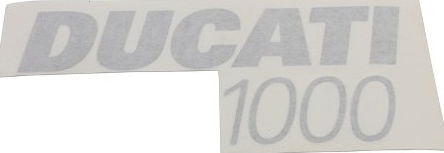 Ducati Genuine GRAPHIC DUCATI 1000 SILVER | 43711251AA