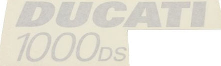 Ducati Genuine GRAPHIC DUCATI 1000 SILVER | 43711261AA