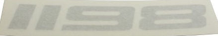 Ducati Genuine EMBLEM 1198 | 43711661B